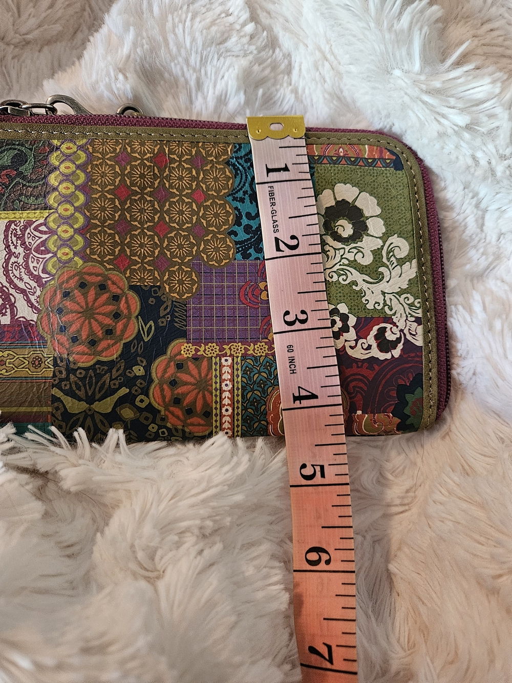 Fossil✨️Patchwork Wristlet Wallet - Vintage - Picture 9 of 10